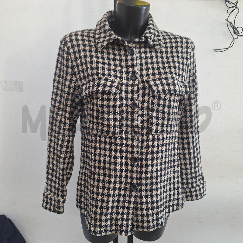 GIACCA DONNA LUMINA BEIGE NERO BOTTONI  | Mercatino dell'Usato Ottaviano 2