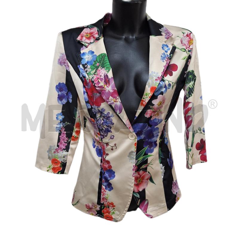 GIACCA DONNA MAIDOMA BEIGE FIORI | Mercatino dell'Usato Ottaviano 1