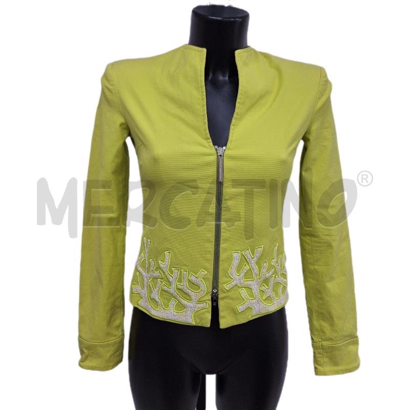 GIACCA DONNA MILA SCHON VERDE CORALLO BIANCO | Mercatino dell'Usato Ottaviano 1