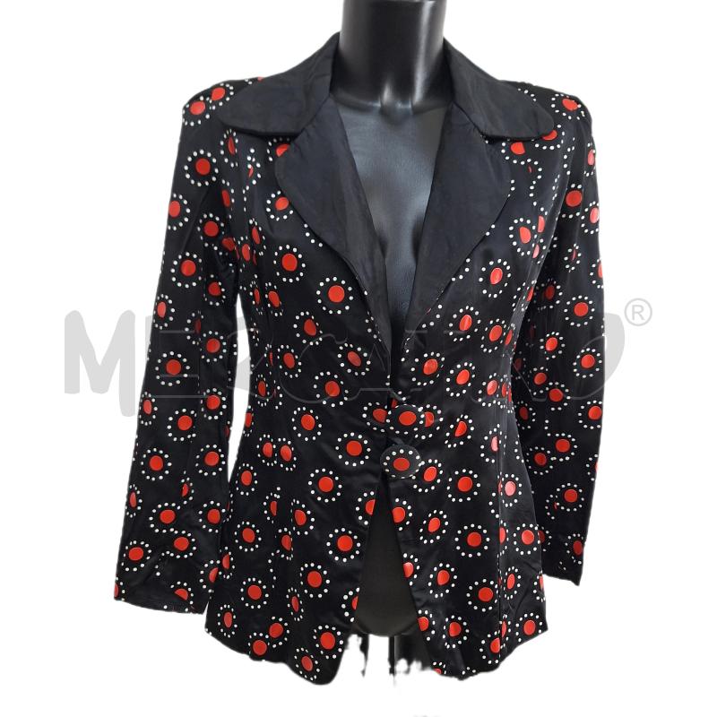 GIACCA DONNA NERO ROSSO POIS BIANCO | Mercatino dell'Usato Ottaviano 1