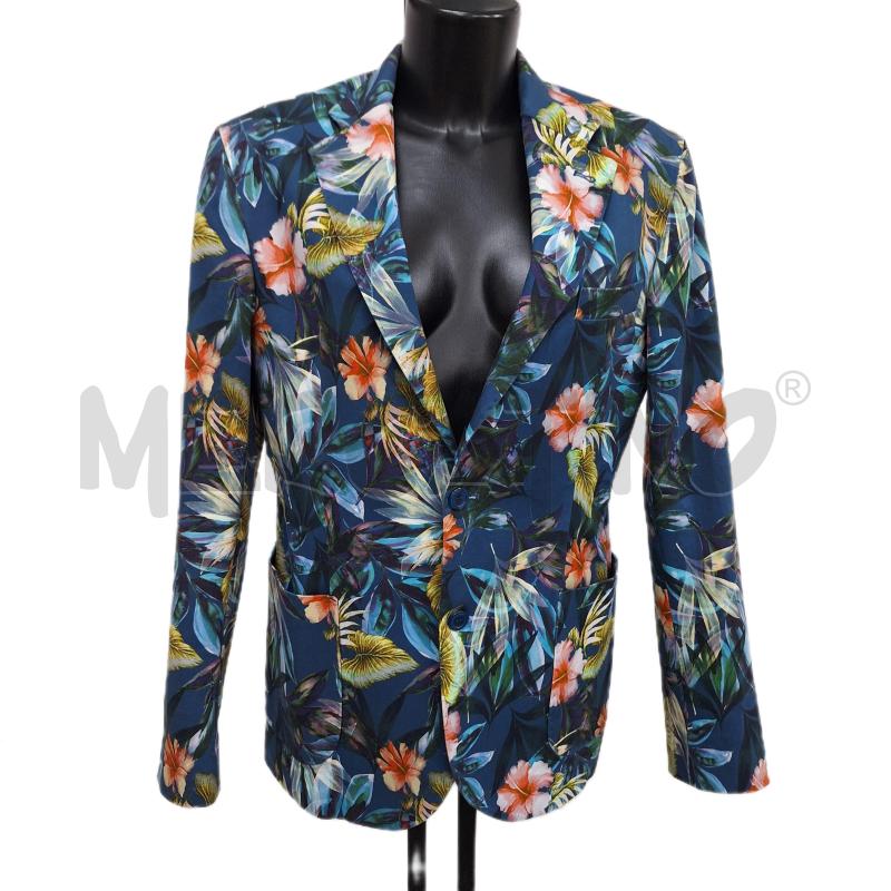 GIACCA UOMO TWO-BI FIORI BLU | Mercatino dell'Usato Ottaviano 1