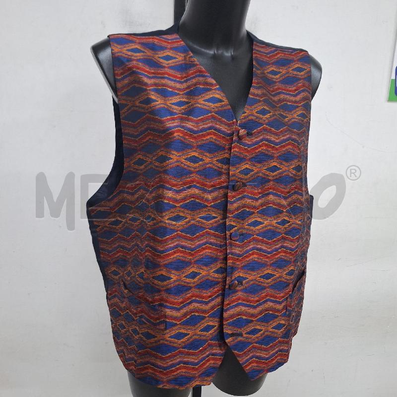 GILET UOMO MISSONI BLU ROSSO SETA | Mercatino dell'Usato Ottaviano 2