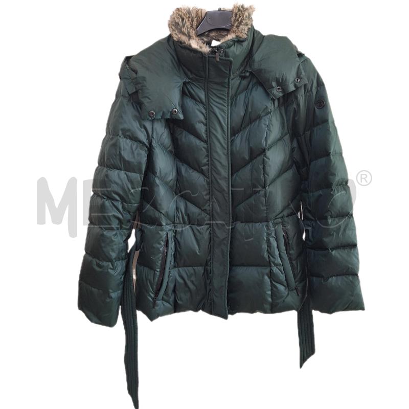 GIUBBINO DONNA CAMOMILLA VERDE COLLO PELLICCIOTTO | Mercatino dell'Usato Ottaviano 1