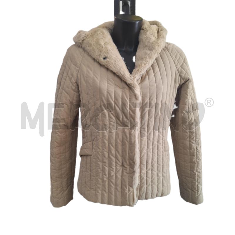 GIUBBINO DONNA HUSKY BEIGE PELLICCIA INTERNA BORDO | Mercatino dell'Usato Ottaviano 1