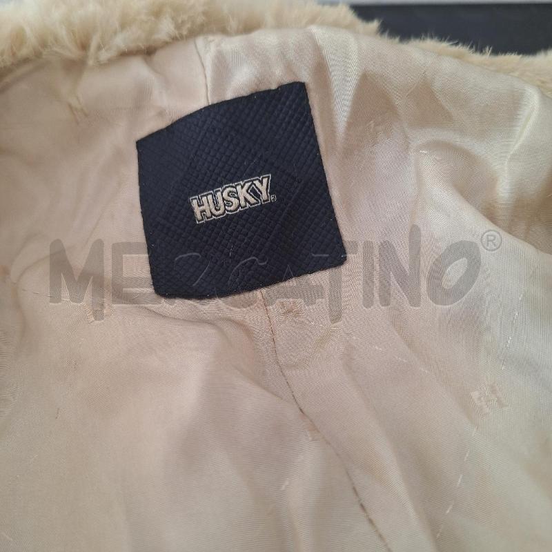 GIUBBINO DONNA HUSKY BEIGE PELLICCIA INTERNA BORDO | Mercatino dell'Usato Ottaviano 2