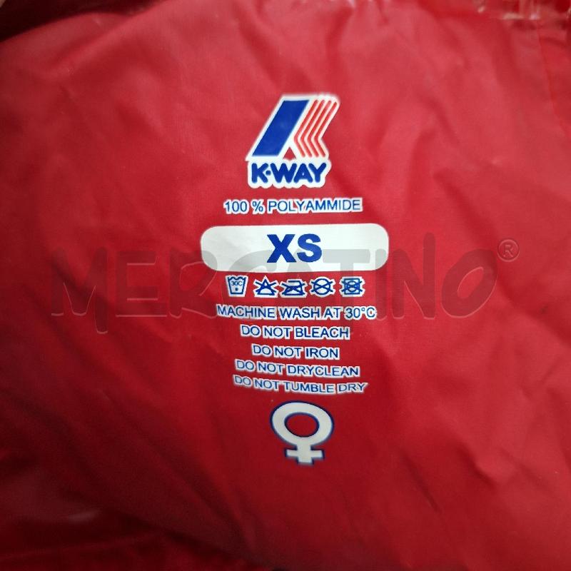 GIUBBINO DONNA KWAY ROSSO | Mercatino dell'Usato Ottaviano 3