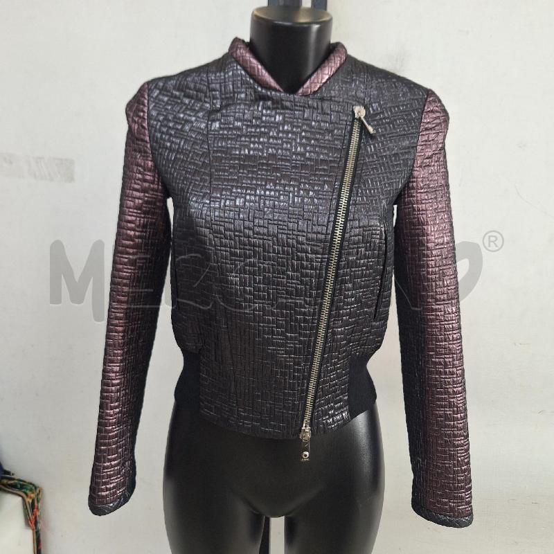 GIUBBINO DONNA PINKO NERO ROSA METALL  | Mercatino dell'Usato Ottaviano 3