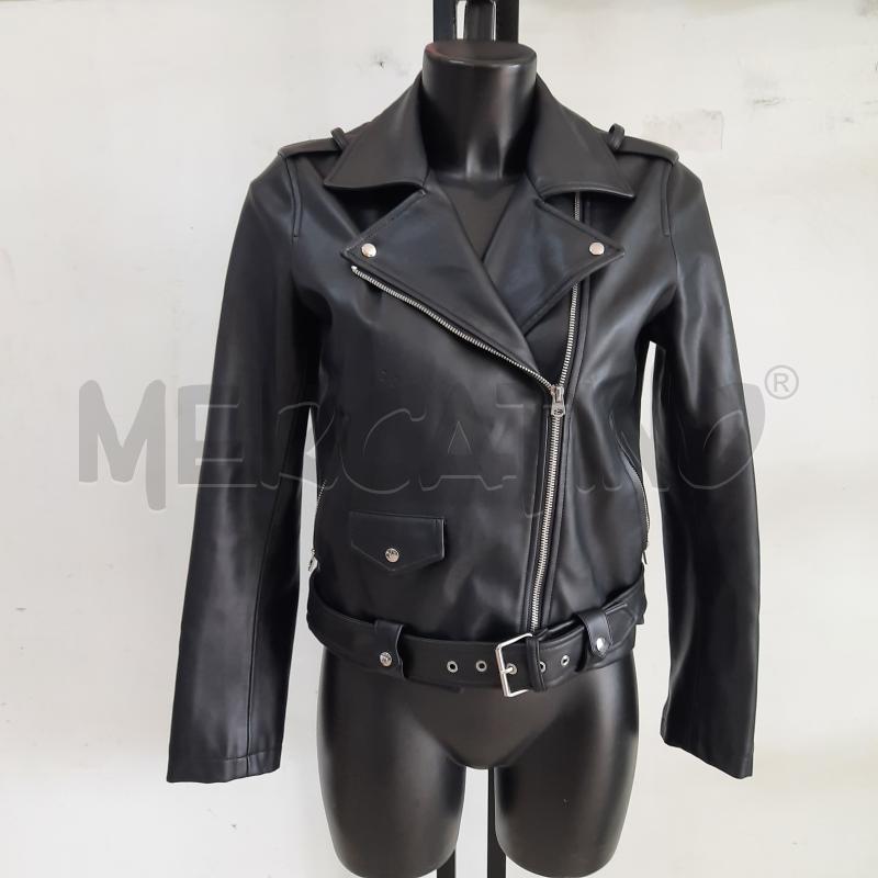 GIUBBINO DONNA ZARA NERO SIMILPELLE | Mercatino dell'Usato Ottaviano