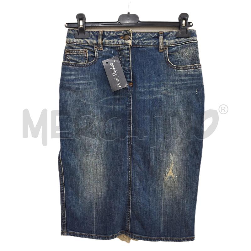 GONNA RED VALENTINO DENIM MERLETTO | Mercatino dell'Usato Ottaviano 1