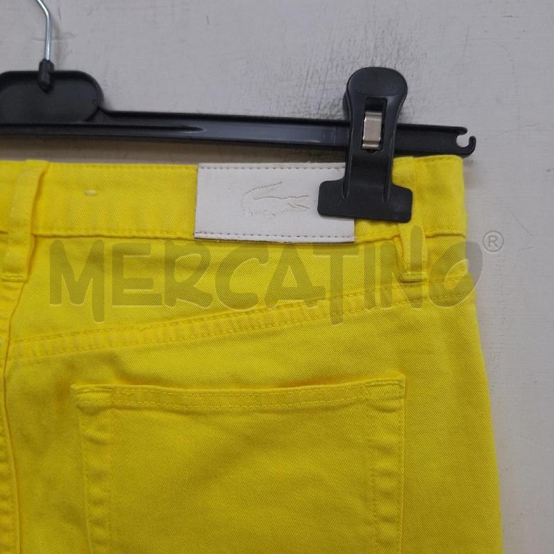 JEANS DONNA LACOSTE GIALLO | Mercatino dell'Usato Ottaviano 2