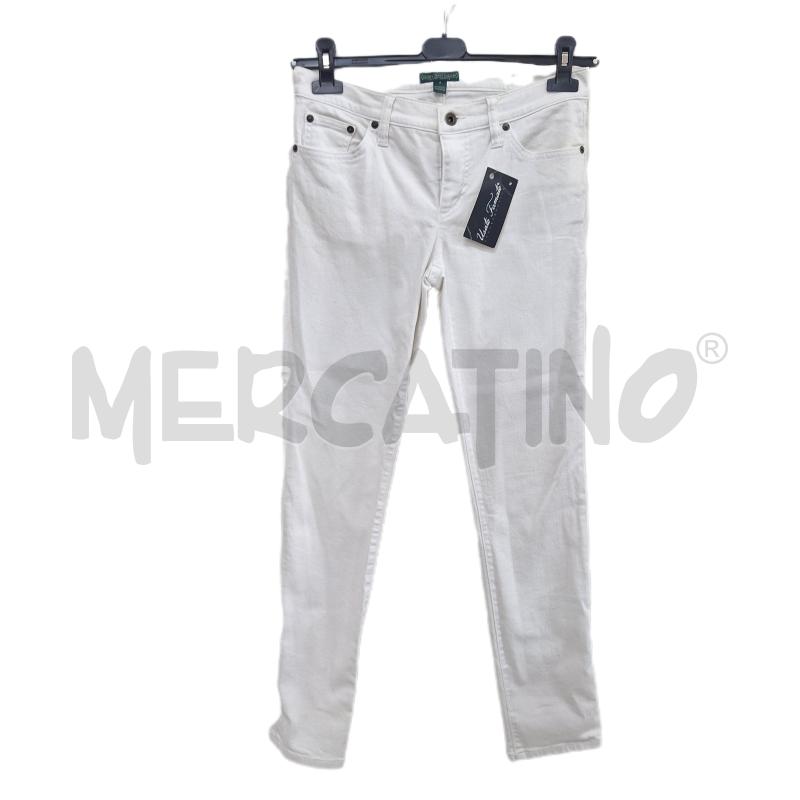 JEANS DONNA RALPH LAUREN BIANCO | Mercatino dell'Usato Ottaviano 1