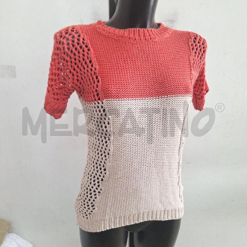 MAGLIA DONNA LOIZA BY PATRIZIA PEPE CORALLO BEIGE FILO | Mercatino dell'Usato Ottaviano 2