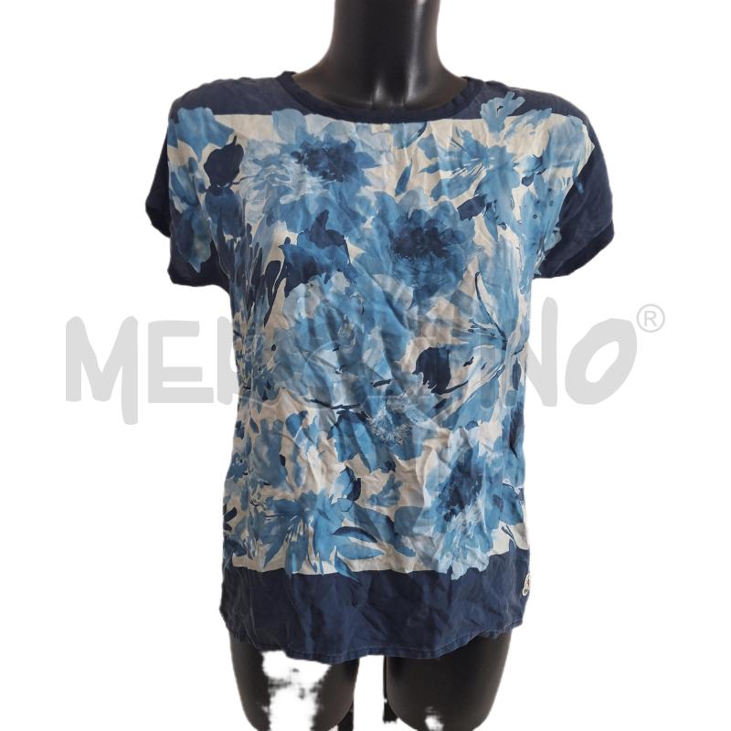 MAGLIA DONNA MONCLER BLU FIORI | Mercatino dell'Usato Ottaviano 1