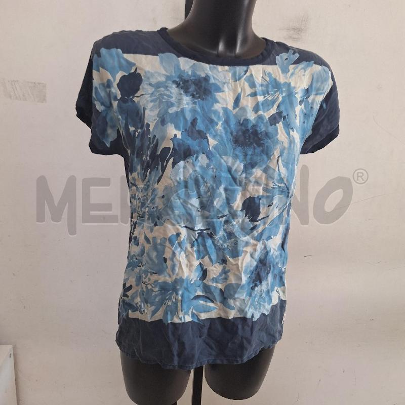 MAGLIA DONNA MONCLER BLU FIORI | Mercatino dell'Usato Ottaviano 2