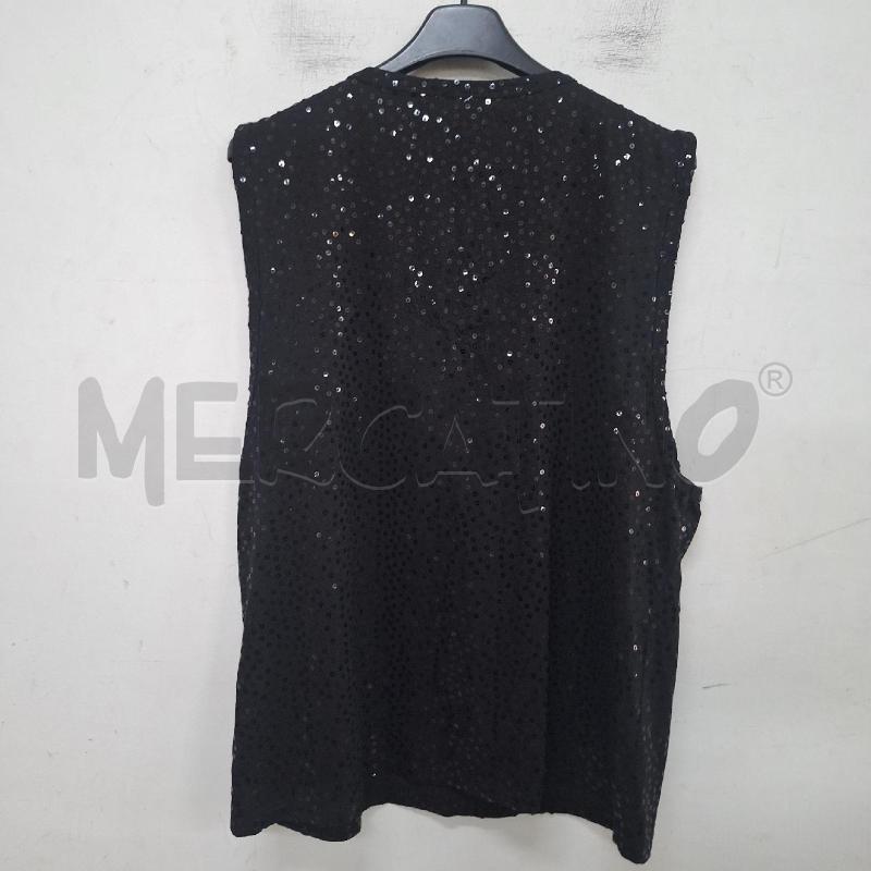 MAGLIA DONNA ODI ET AMO NERO CROCE PAILLETTES | Mercatino dell'Usato Ottaviano 3