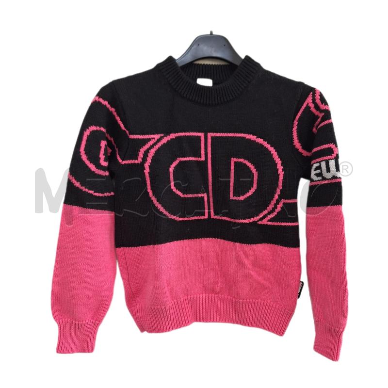 MAGLIONCINO RAGAZZA GCDS MINI NERO ROSA | Mercatino dell'Usato Ottaviano 1