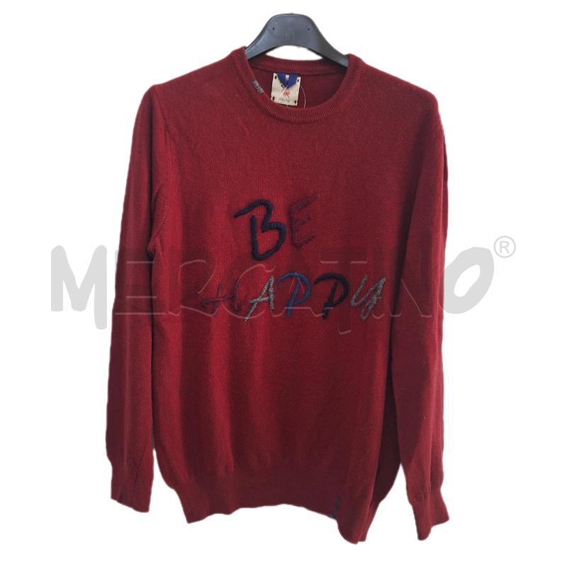 MAGLIONE UOMO BOB BORDEAUX BE HAPPY | Mercatino dell'Usato Ottaviano 1