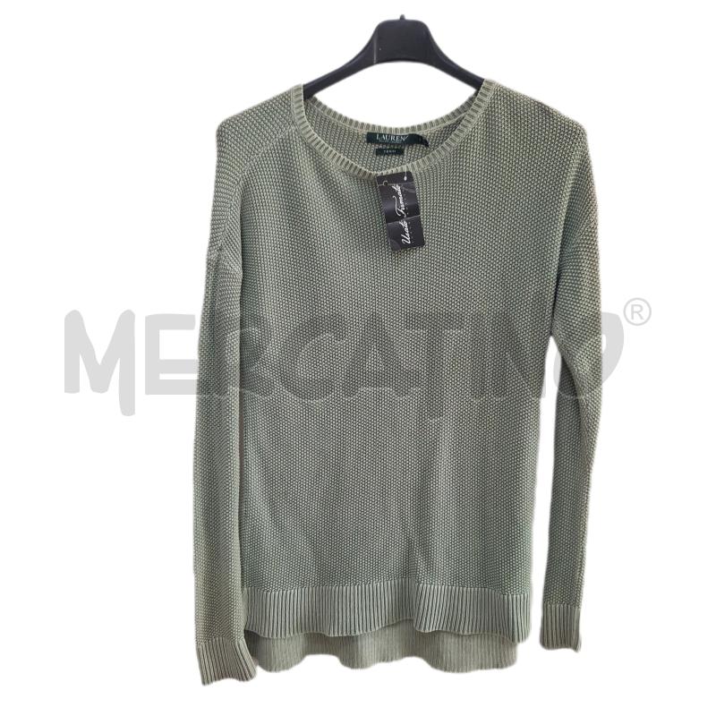 MAGLIONE UOMO LAUREN RALPH LAUREN VERDE CHIARO  | Mercatino dell'Usato Ottaviano 1