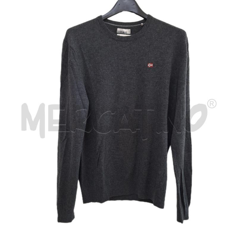 MAGLIONE UOMO NAPAPIJRI GRIGIO | Mercatino dell'Usato Ottaviano 1