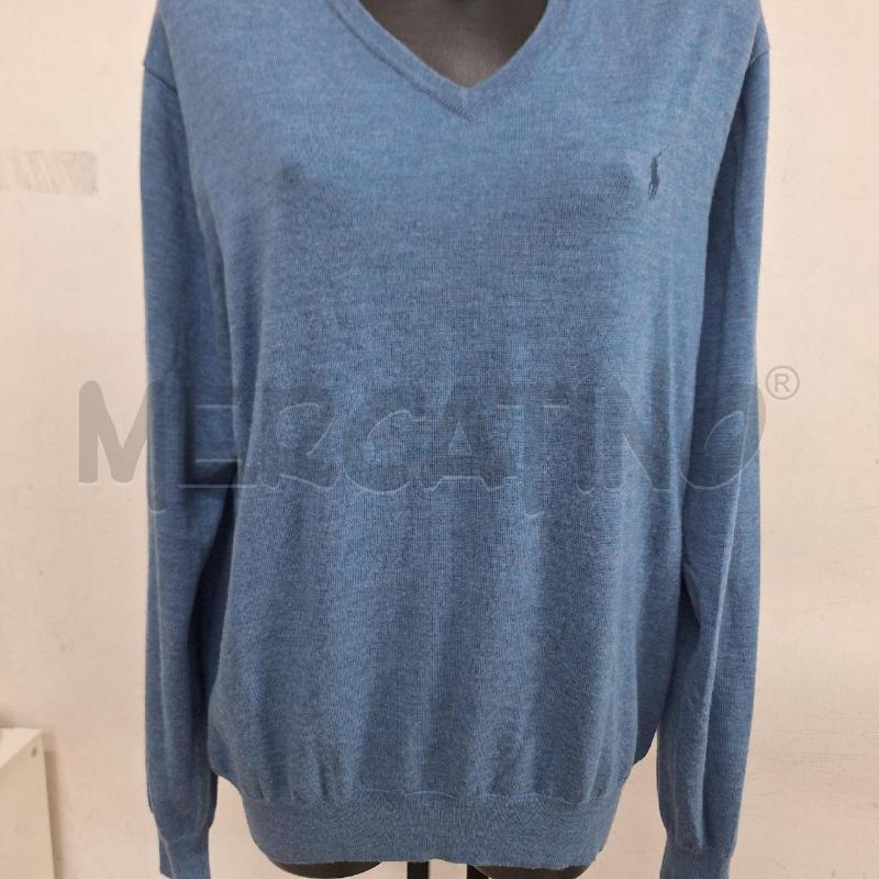 MAGLIONE UOMO POLO RALPH LAUREN BLU | Mercatino dell'Usato Ottaviano 2