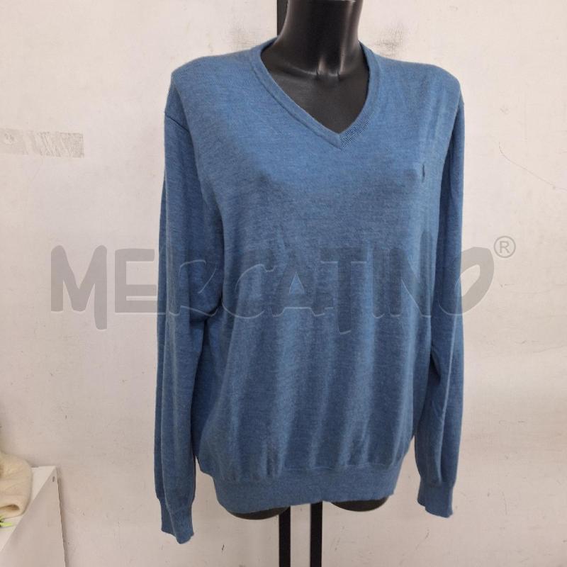 MAGLIONE UOMO POLO RALPH LAUREN BLU | Mercatino dell'Usato Ottaviano 3