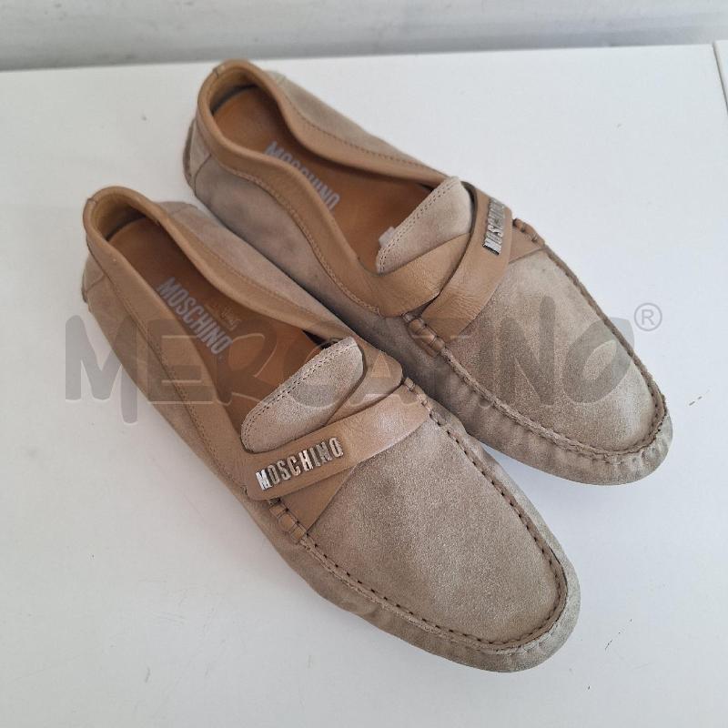MOCASSINI DONNA MOSCHINO MADE IN ITALY SCAMOSCIATO | Mercatino dell'Usato Ottaviano 2