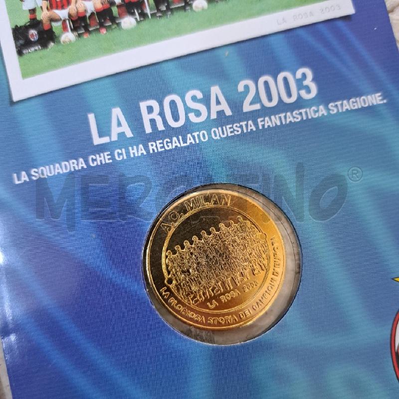MONETE PZ. 19 CALCIO MILAN LA GAZETTA DELLO SPORT  | Mercatino dell'Usato Ottaviano 3