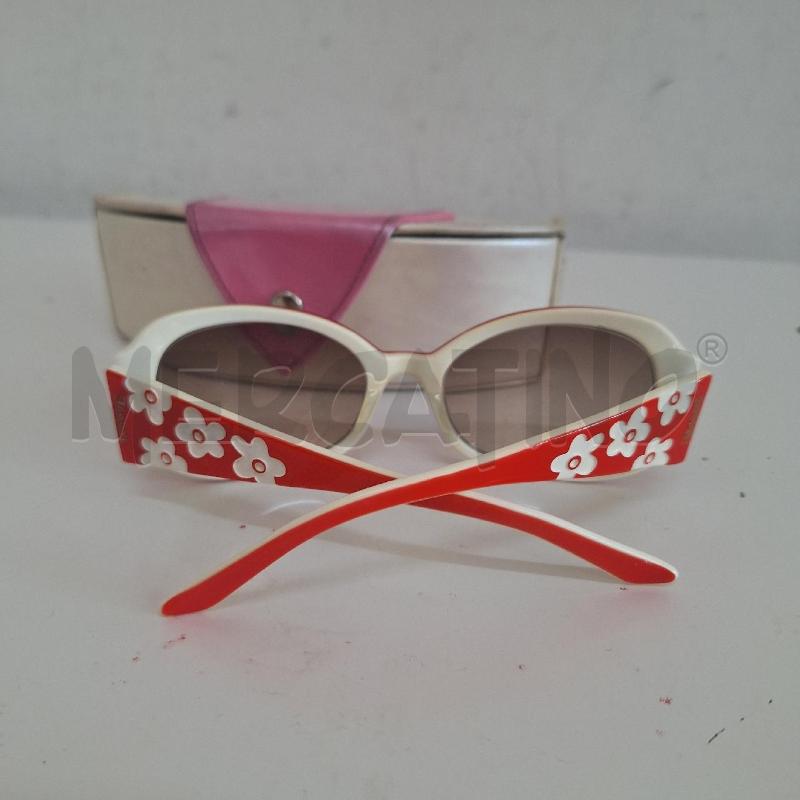 MONTATURA OCCHIALI FIORUCCI ROSSO FIORI BIANCO | Mercatino dell'Usato Ottaviano 4