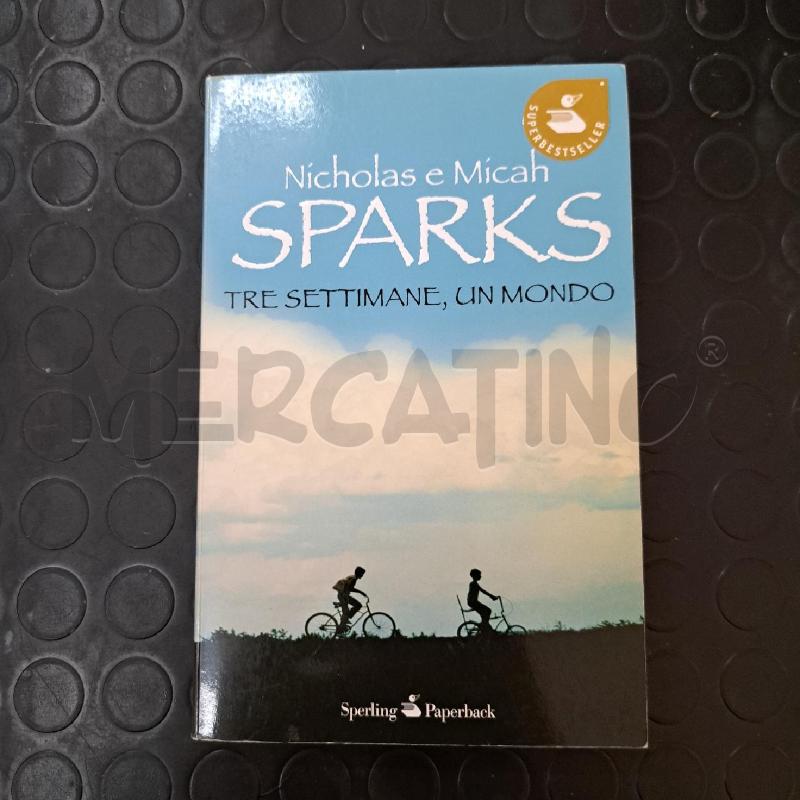 NICHOLAS E MICAH SPARKS - TRE SETTIMANE, UN MONDO  | Mercatino dell'Usato Ottaviano 1