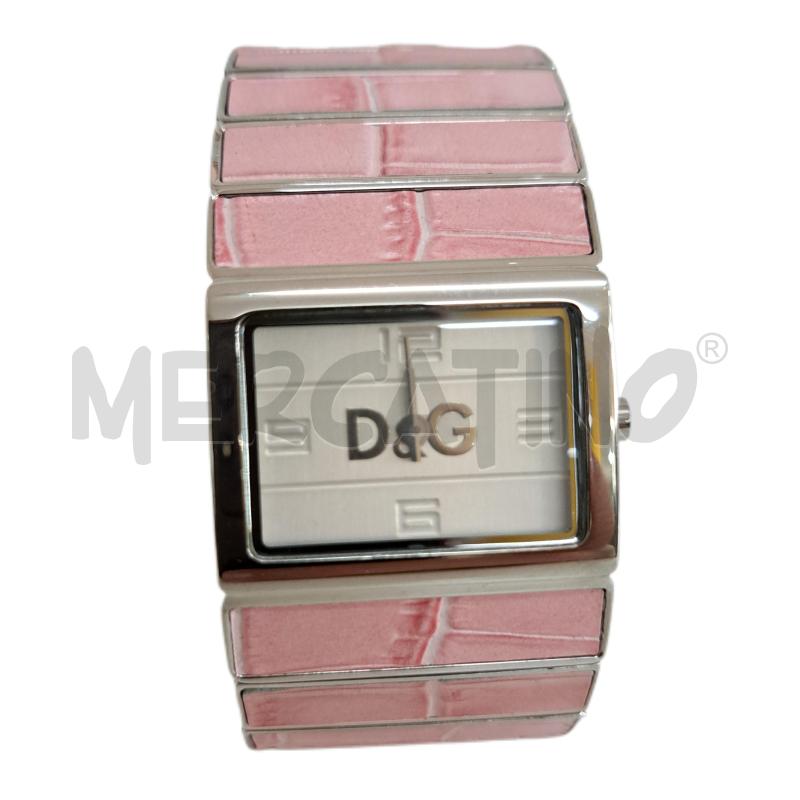 OROLOGIO BRACCIALE DOLCE & GABBANA D&G ROSA ACCIAIO  | Mercatino dell'Usato Ottaviano 1