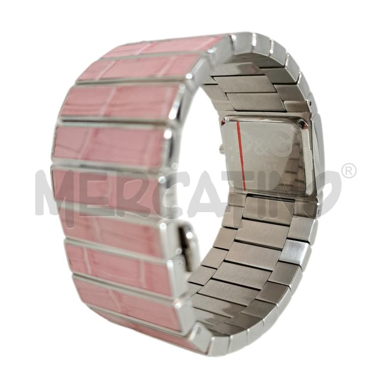 OROLOGIO BRACCIALE DOLCE & GABBANA D&G ROSA ACCIAIO  | Mercatino dell'Usato Ottaviano 2