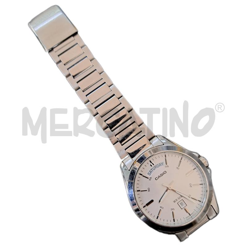 OROLOGIO CASIO DAY DATE ACCIAIO  | Mercatino dell'Usato Ottaviano 1