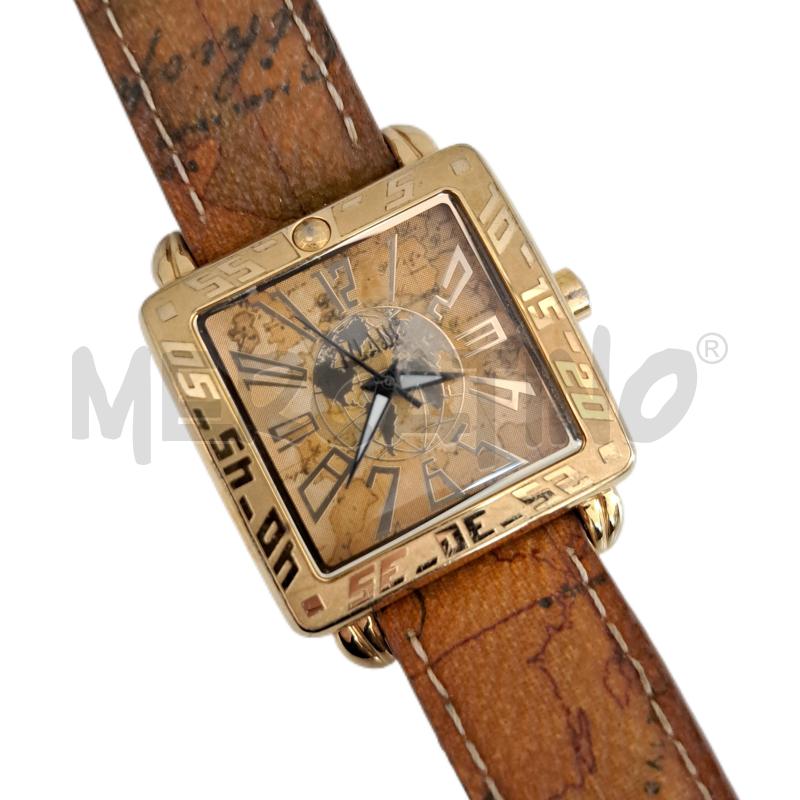 OROLOGIO DA POLSO ALVIERO MARTINI PRIMACLASSE QUADRATO DORATO BEIGE | Mercatino dell'Usato Ottaviano 1