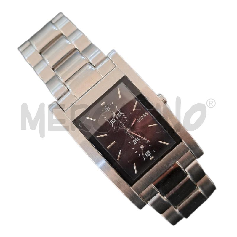 OROLOGIO GUESS ACCIAIO DIAL MARRONE  | Mercatino dell'Usato Ottaviano 1