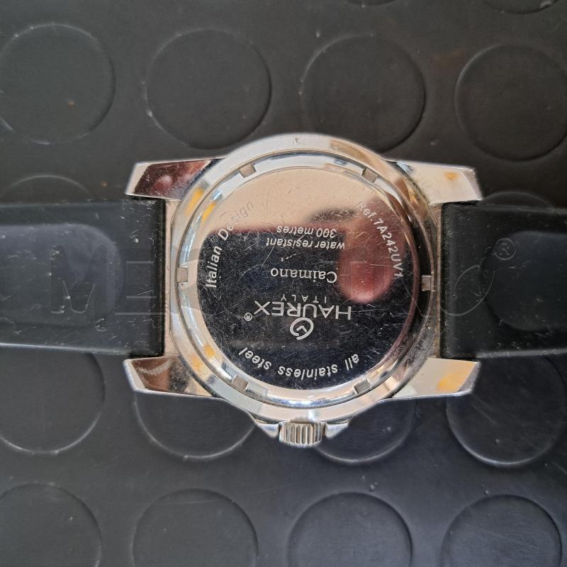 OROLOGIO HAUREX ITALY CAIMANO ACCIAIO VERDE ITALIAN DESIGN  | Mercatino dell'Usato Ottaviano 3