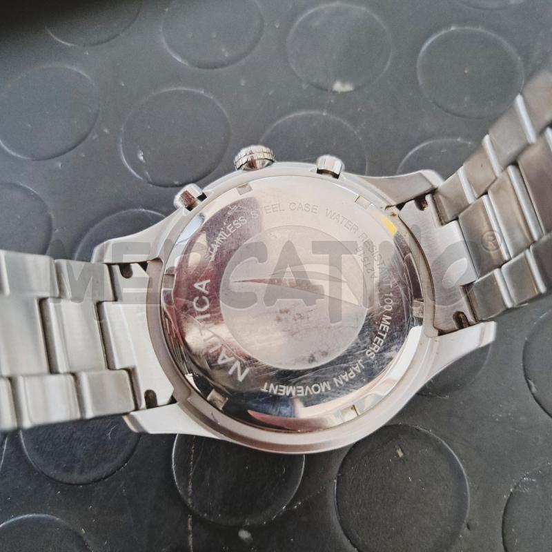 OROLOGIO NAUTICA ACCIAIO CRONO REF. A21516 | Mercatino dell'Usato Ottaviano 3