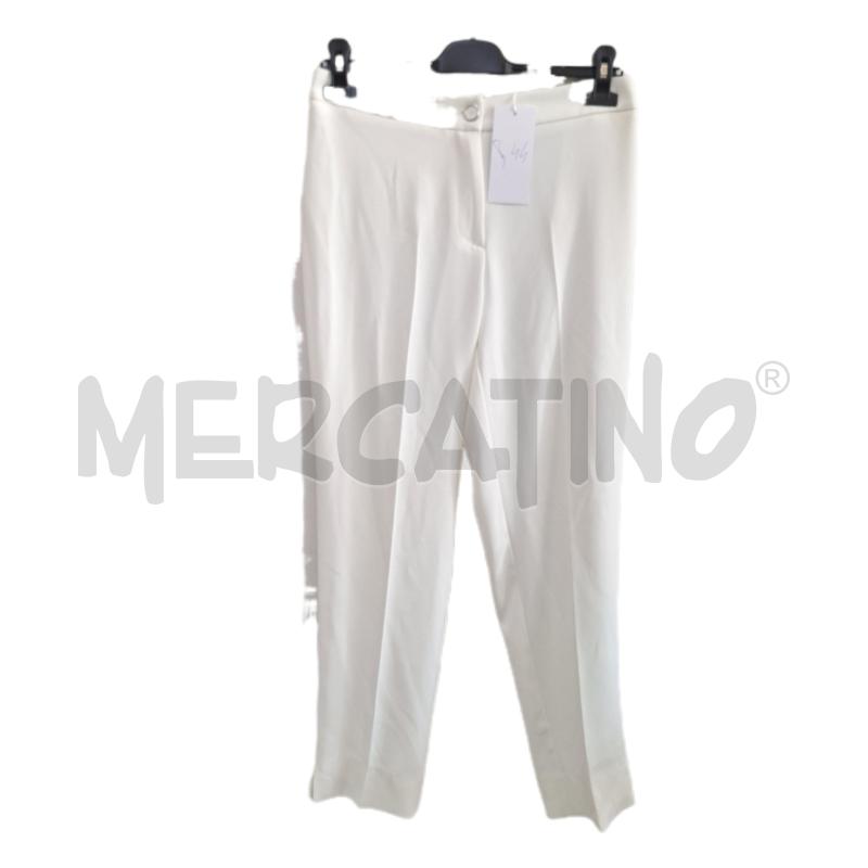 PANTALONE DONNA BB POMPEI BIANCO NUOVO | Mercatino dell'Usato Ottaviano 1