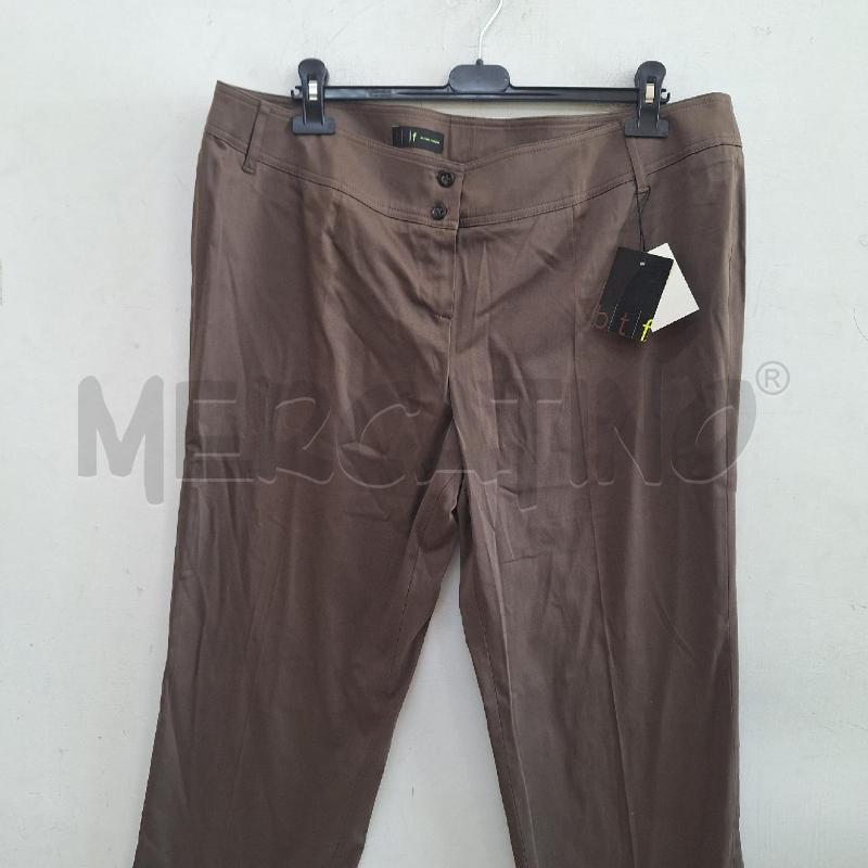PANTALONE DONNA BLUFASHION MARRONE NUOVO | Mercatino dell'Usato Ottaviano 2