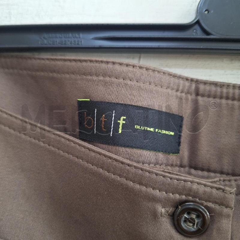 PANTALONE DONNA BLUFASHION MARRONE NUOVO | Mercatino dell'Usato Ottaviano 3