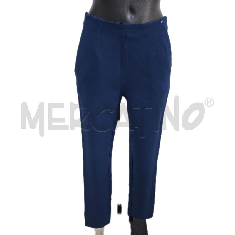 PANTALONE DONNA ELISABETTA FRANCHI BLU | Mercatino dell'Usato Ottaviano 1