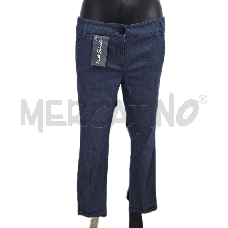 PANTALONE DONNA EMME MARELLA BLU ROMBI | Mercatino dell'Usato Ottaviano 1