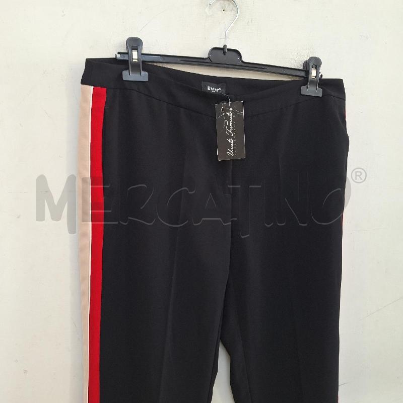 PANTALONE DONNA EMME MARELLA NERO RIGA  | Mercatino dell'Usato Ottaviano 2
