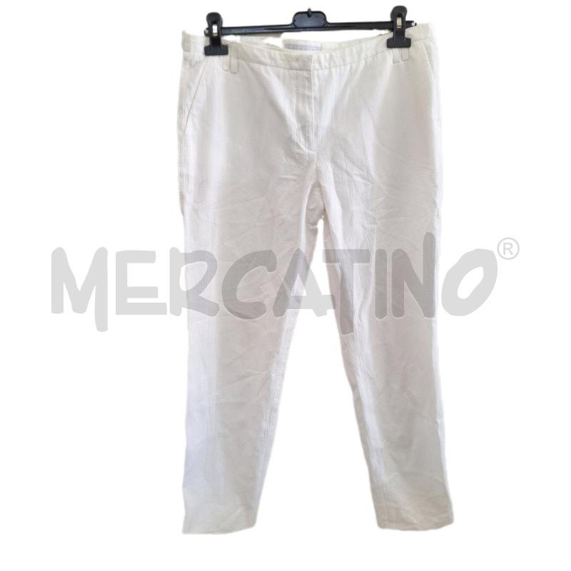 PANTALONE DONNA FABIANA FILIPPI BIANCO | Mercatino dell'Usato Ottaviano 1