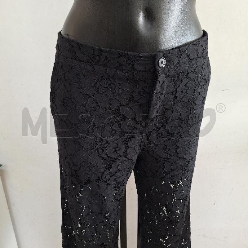PANTALONE DONNA LIU-JO NERO MERLETTO | Mercatino dell'Usato Ottaviano 2