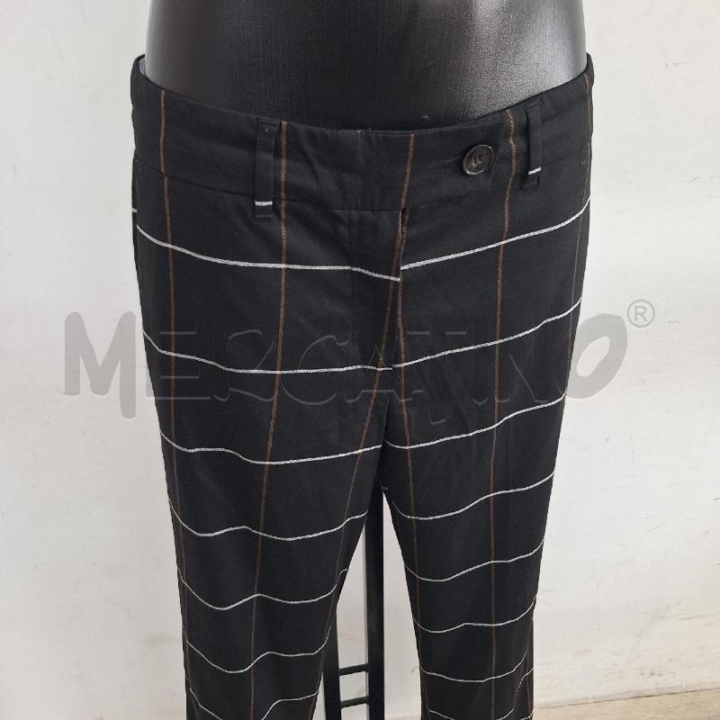 PANTALONE DONNA MARELLA NERO RIGA BEIGE | Mercatino dell'Usato Ottaviano 2