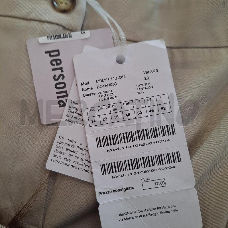 PANTALONE DONNA PERSONA NUOVO GRIGIO | Mercatino dell'Usato Ottaviano 2
