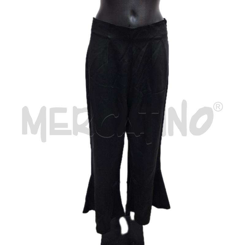 PANTALONE DONNA TWIN-SET NERO RASO BALZA | Mercatino dell'Usato Ottaviano 1