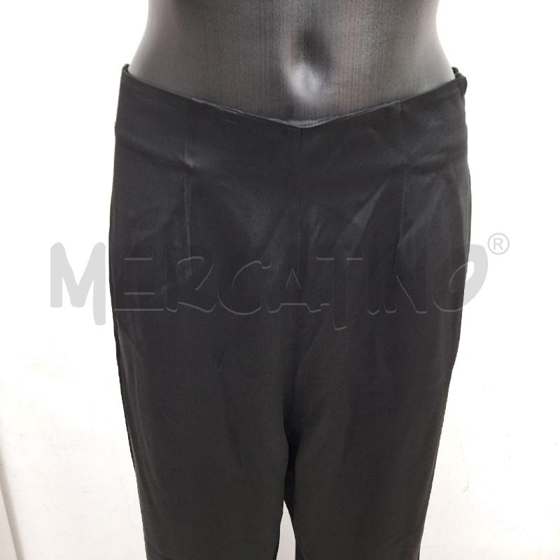 PANTALONE DONNA TWIN-SET NERO RASO BALZA | Mercatino dell'Usato Ottaviano 2