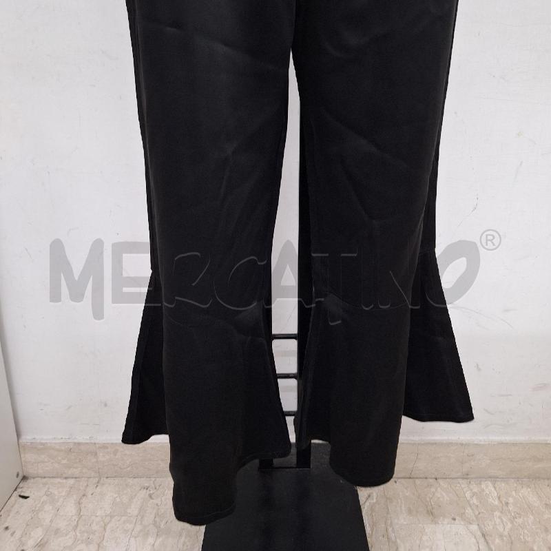 PANTALONE DONNA TWIN-SET NERO RASO BALZA | Mercatino dell'Usato Ottaviano 3