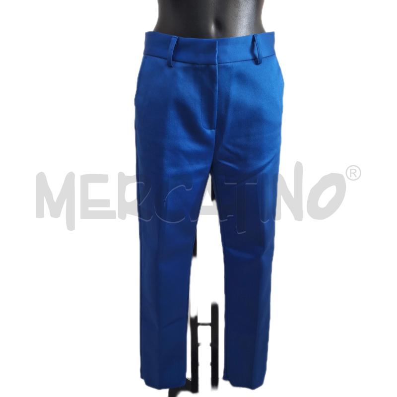 PANTALONE DONNA WEILI ZHENG BLU RASO | Mercatino dell'Usato Ottaviano 1